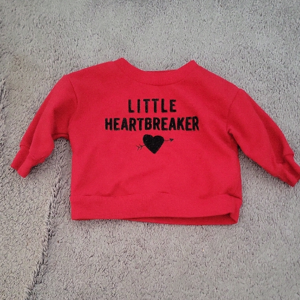 Little Heartbreaker Red Sweatshirt